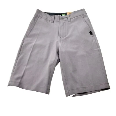 Shorts anfíbio Quiksilver juvenil tamanho 22/8 S ajuste regular cinza oceano novo com etiquetas.  52 - Imagem 1 de 4