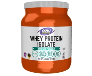 NOW Foods Sports Nutrition, Whey Protein Isolate, Unflavored EXP:08/25 - Picture 1 of 1
