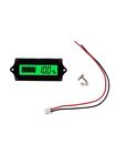 Easy Wiring DC 990V Battery Level Meter for Motorcycle Clear LCD Display