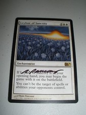 MTG Magic Artist Proof Leyline of Sanctity x1 (Ryan Pancoast Signed) M11 LP-NM