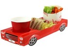 Red Convertible Sports Car - Party Meal Food Trays - Snack Lunch Box Plate Tray