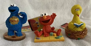Sesame Street Cookie Monster Elmo Big Bird Aquarium Ornaments Figures Fish Tank - Picture 1 of 7