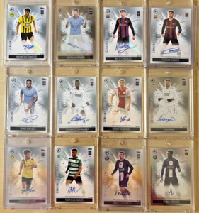 MATCH ATTAX 22/23 GENUINE AUTOGRAPH SET OF 12 TOPPS CERTIFIED AUTOGRAPH - Picture 1 of 13