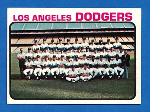 1973 Topps #91 Los Angeles Dodgers Team NM Near Mint - Bild 1 von 2