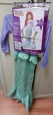 Disfraz de Halloween Sirenita Med 8-10 Años Nuevo en Caja Disfraces de California 120P Foto 1 de 4
