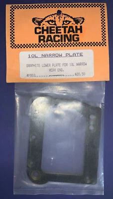 Vintage RC10L Pan Car Cheetah Racing Narrow Plate - Image 1 of 4