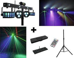 EUROLITE LED KLS Laser Bar FX Lichtset Lichtanlage LED Strobe Laser inkl. Stativ - Bild 1 von 7