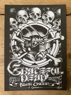 GRATEFUL DEAD BLUE CHEER RICK GRIFFIN SANTUARIO AUDITORIO FOLLETO 1986 Foto 1 de 4