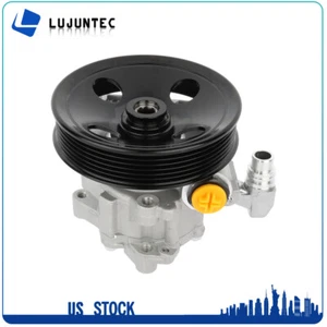 Power Steering Pump W/ Pully For 2003-2006 Mercedes-Benz CLK500 1 Year Warranty - Picture 1 of 6