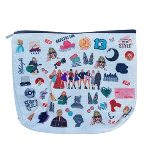 NWOT New Taylor Swift Cloth Cosmetic/Makeup/Storage/Jewelry/Pencil Case Bag - Picture 1 of 2