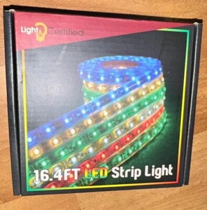 led strip lights, lightcertified 16.4ft one step connection 5050 rgb - Picture 1 of 3
