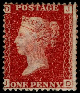 SG44, 1d placa roja lago 174, LH COMO NUEVA. Cat £50. JD - Imagen 1 de 1