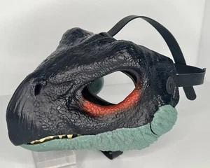 Máscara de dinosaurio Therizinosaurus Jurassic World Dominion Chomp Acción Halloween - Imagen 1 de 10