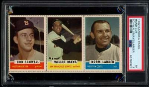 1962 Bazooka Panel Schwall/Larker/Willie Mays PSA 1 Giants  (3925) - Picture 1 of 2