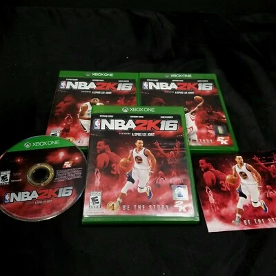 NBA 2K16 Microsoft Xbox One All 3 Different covers Complete Curry Davis Harden - Image 1 of 4