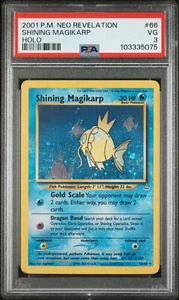 2001 NEO REVELATION SHINING MAGIKARP PSA 3 💎 POKEMON TCG SUPER RARO - Foto 1 di 2