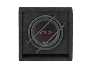 Alpine SBG-844BR 20cm Gehäuse Subwoofer 200mm Bass 1x4 Ohm Plexiglas Beleuchtung - Bild 1 von 2
