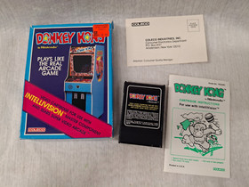 Donkey Kong (Mattel Intellivision, 1982) CIB Complete w/Manual