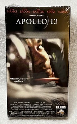 Apollo 13 VHS 1995 Gary Sinese/Tom Hanks/Ed Harris/Kevin Bacon/Bill Paxton New - Image 1 of 4