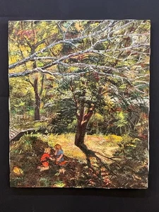 PINTOR RUSO DE COLECCIÓN EDWARD GAVRILOV 1932-2000 Óleo sobre lienzo Niños... - Imagen 1 de 4