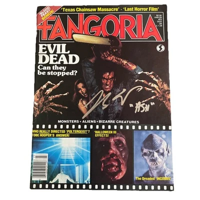Fangoria Magazine #23. VF. Bruce Campbell Signed Issue. - Image 1 of 3