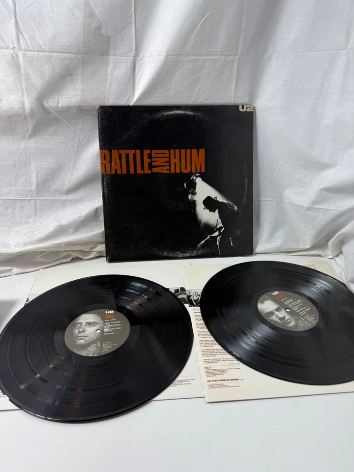 VINYL LP by U2 "RATTLE AND HUM" (1988) ROCK, BLUES / ISLAND RECORDS 7 91003-1 Foto 1 de 4