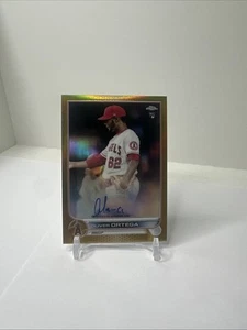 2022 Topps Chrome Rookie Auto Gold Refractor 43/50 Oliver Ortega #RA-OO Auto RC - Picture 1 of 2