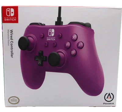 PowerA Grape Purple Wired Game Controller for Nintendo Switch NEW! - Image 1 of 3