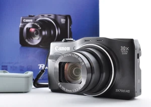 Canon PowerShot SX700 HS Black Excellent+++ Compat Digital Camera 16.1MP Y2157 - Picture 1 of 21