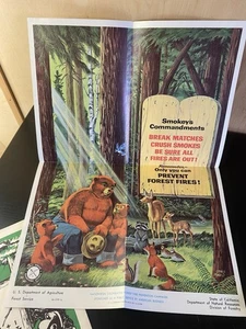 Smoky The Bear Vintage Posters Magazines  - Imagen 1 de 11