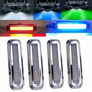 4X 120LED Bootsbeleuchtung Unterwasser Beleuchtung Hecklicht Lampe Wasserdicht - Bild 1 von 14