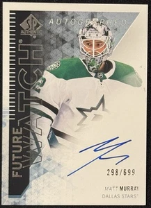 2023 UD SP AUTHENTIC MATT MURRAY RETRO FUTURE WATCH AUTO ROOKIE RC /699 - Picture 1 of 2