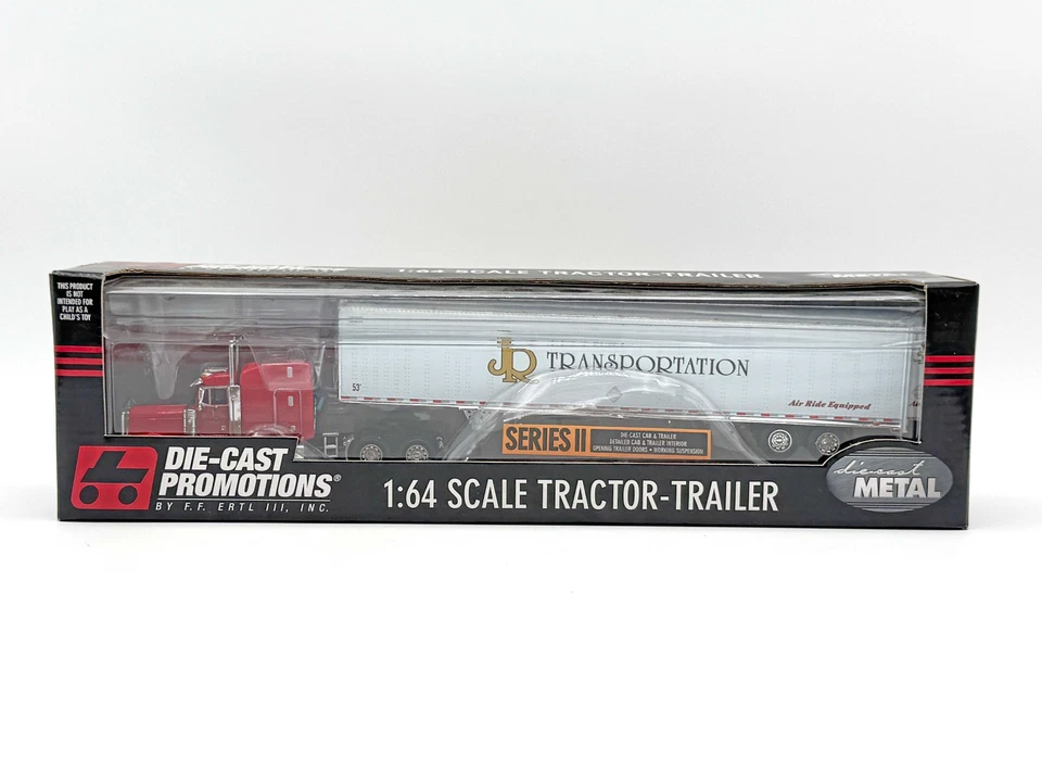 1/64 JR Transportation Pete 379 Van Trailer DCP - Image 1 of 1