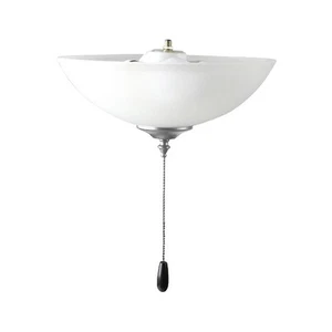 Satin Nickel LED Ceiling Fan Light Kit from the Fan Light Kits Collection - Picture 1 of 1