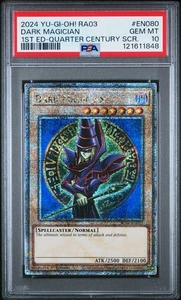 🔥PSA 10🔥 DARK MAGICIAN Quarter Century Secret Rare SCR Ra03-EN080 - Picture 1 of 1