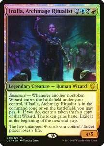 MTG FOIL Inalla, Archmage Ritualist  - Commander 2017 #038 - Picture 1 of 1