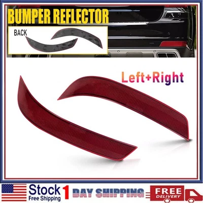 Par de reflectores de parachoques trasero para Mercedes-Benz GL320 GL350 GL450 2007-2012 Foto 1 de 4