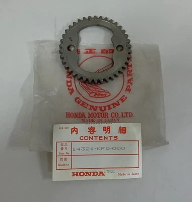 HONDA XR500R 1983-84 XR600R 1985-87 CAM SPROCKET # 14321-KF0-000 NEW (649)RI - Image 1 of 4