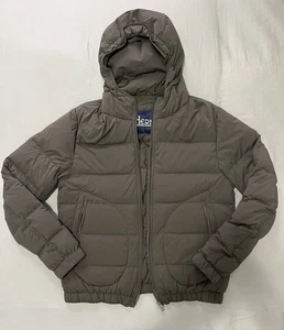 HERNO Men’s Lightweight Hooded Puffer Jacket Olive Green – Size M - Picture 1 of 9