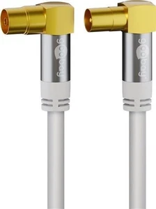 10x kabel antenowy telewizyjny (typ 135 dB), 4x ekranowany; kabel antenowy telewizyjny (typ 135 dB), - Zdjęcie 1 z 5