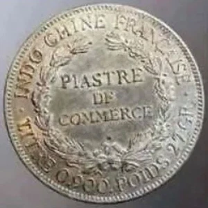 INDOCINA FRANCESE PIASTRA DI COMMERCIO 1922 H DI OTTIMA QUALITA' ARGENTO SILVER - Bild 1 von 3