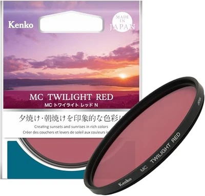 Kenko Color Enhancement Filter MC Twilight Red N 49mm Creates Striking Colors in - Image 1 of 4