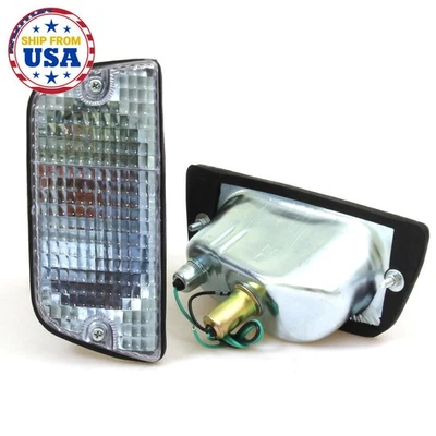 APTO PARA CAMIÓN DATSUN 620 UTE PAR LUCES INTERMITENTES DELANTERAS IZQUIERDA DERECHA CLARAS 1972-1979 Foto 1 de 4