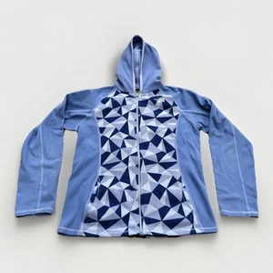 The North Face Youth Girls Blue Fleece Full Zip Outdoors Hoodie Jacket Size XL - Picture 1 of 10