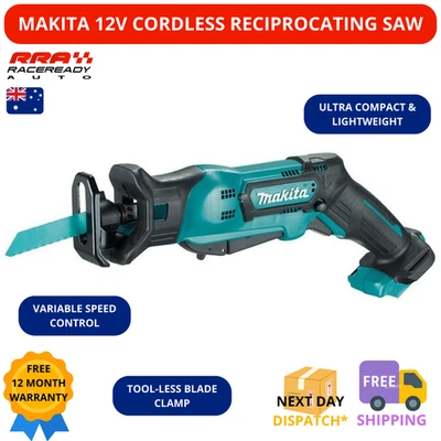 Makita 12V Cordless Reciprocating Saw Blades Electric Metal JR103DZ Skin Only - image 1 of 4