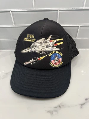 Nuevo De Colección Grumman F-14 Tomcat avión de combate Snapback sombrero Top Gun 1987 Foto 1 de 3