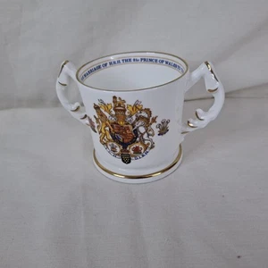 Taza Aynsley 1981 Bone China Conmemorativa Matrimonio Príncipe de Gales Diana Spencer - Imagen 1 de 20