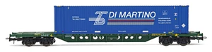 Rivarossi HR6577 FS Cemat Di Martino 45" Containerwagen Waggon Spur HO - Bild 1 von 1