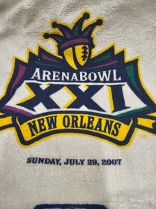3 Vintage AFL Football Rally Towels ARENA BOWL XXI 2007 New Orleans Bar golf - Picture 1 of 5