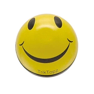 Trik Topz Ventilkappen, Smiley gelb, für Harley - Davidson - Bild 1 von 1